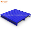 Powder coated single faced steel stack pallet industrial pallet